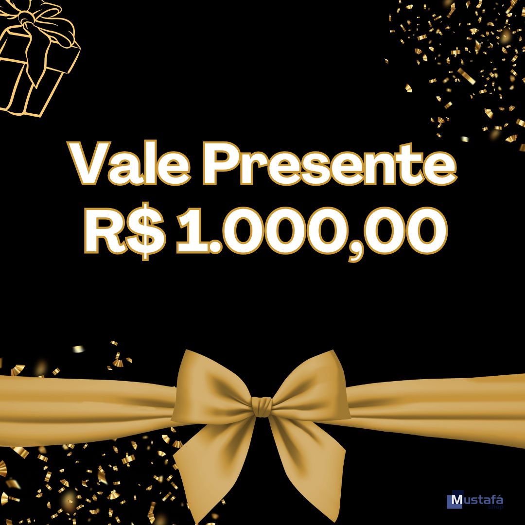 Zoom Vale Presente R$ 1000,00 (Mil Reais)