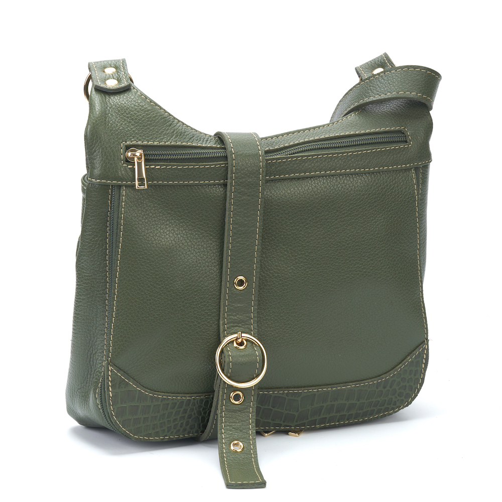 bolsagit olive green sling bolsa