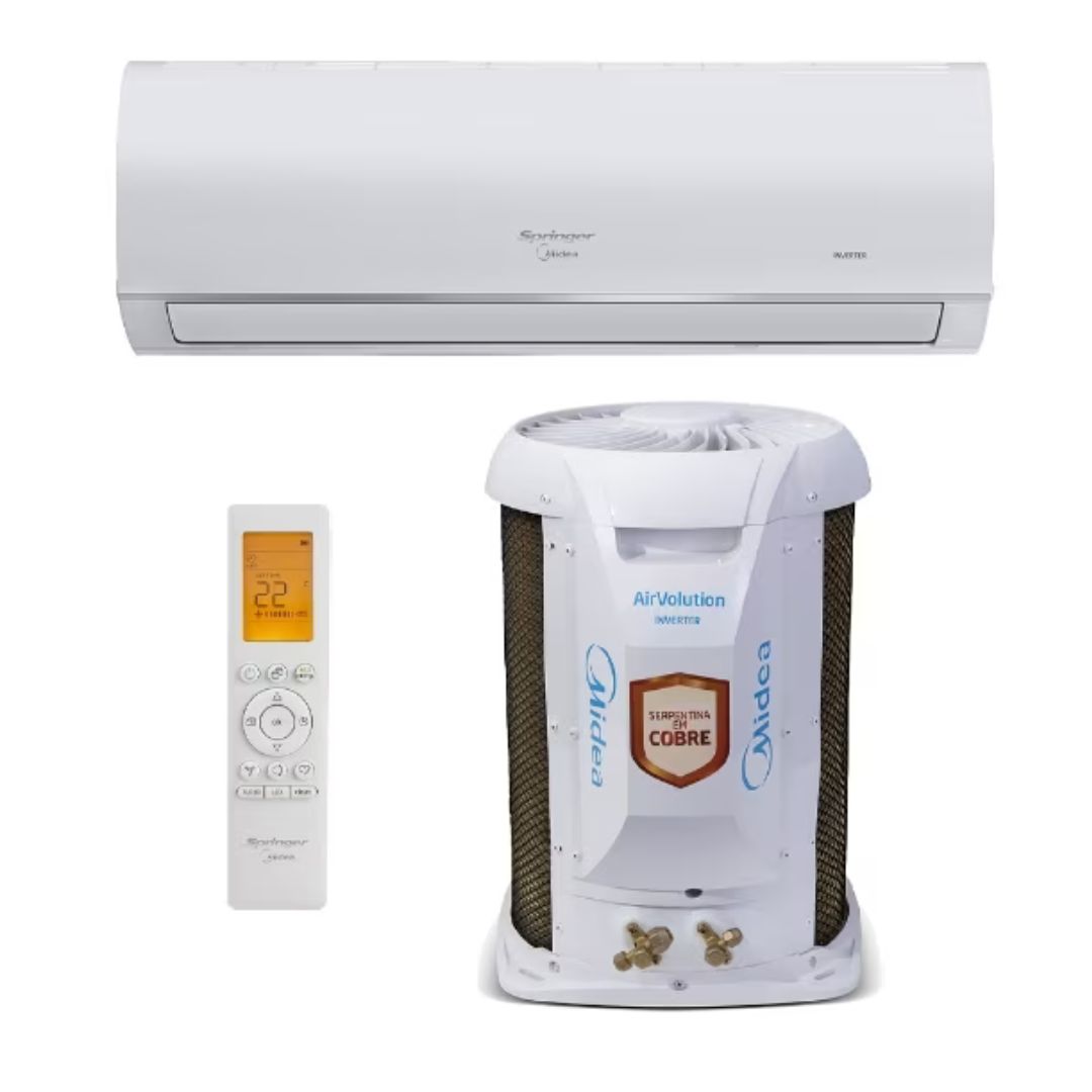 Zoom Ar-Condicionado Split Inverter 9000 BTUs Springer Midea Airvolution  Só Frio
