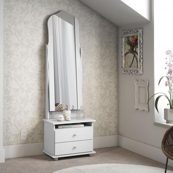 Toucador Criado Espelho Magic New Branco