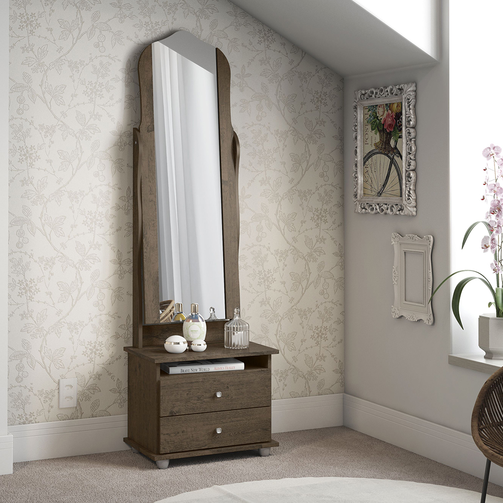 Zoom Toucador Criado Espelho Magic New Imbuia